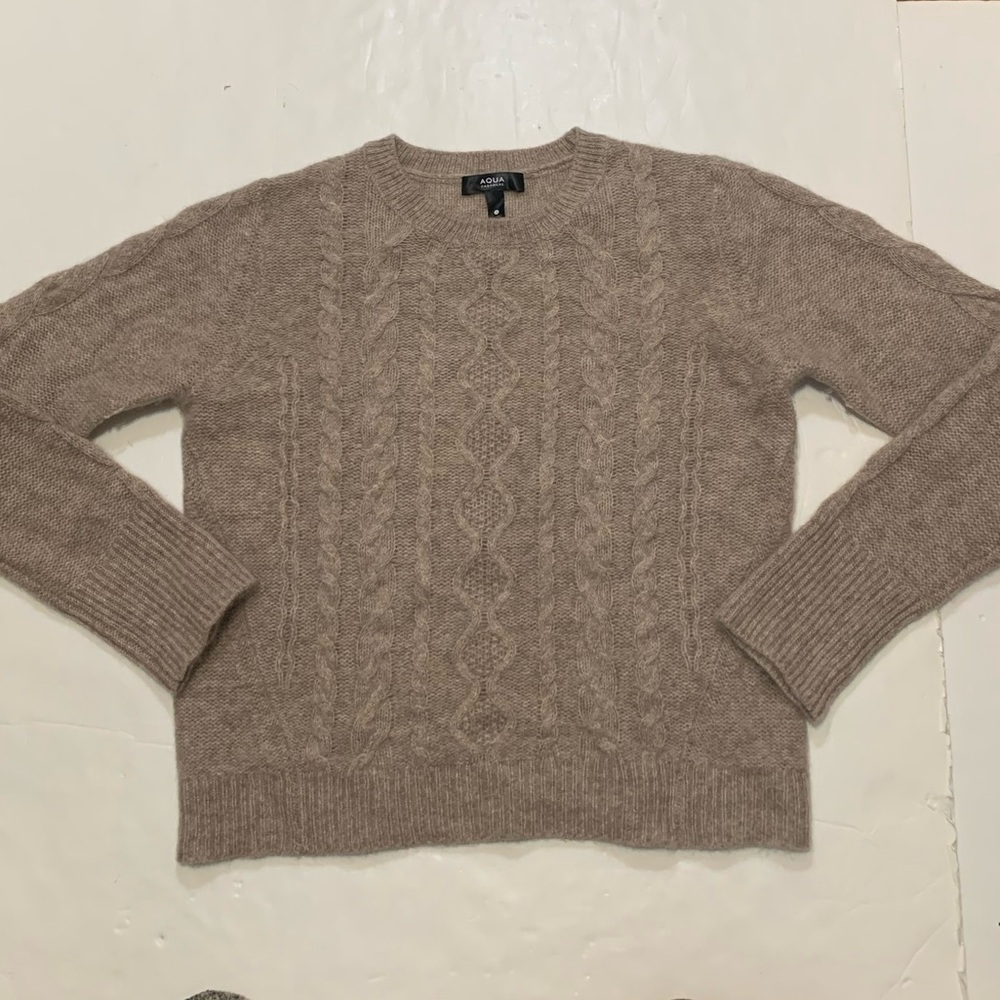 Aqua Cashmere Sweater